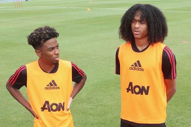 Angel Gomes and Tahith Chong