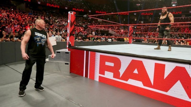 Brock Lesnar backs down from Braun Strowman