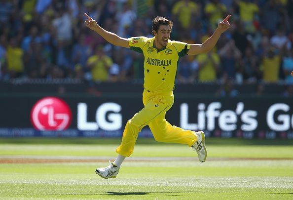 Mitchell Starc was the leading wicket-taker in the 2015 World Cup