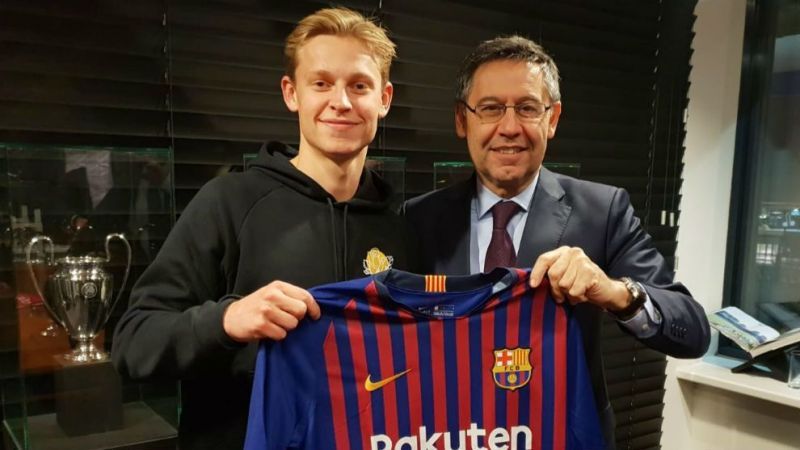 Barcelona&#039;s latest signing Frenkie&Acirc;&nbsp;de Jong