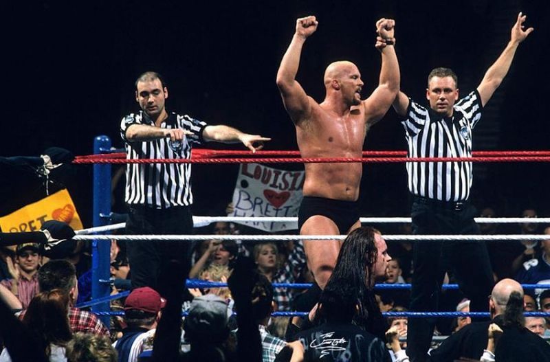 Steve Austin has won three Royal Rumble matches throughout his career
