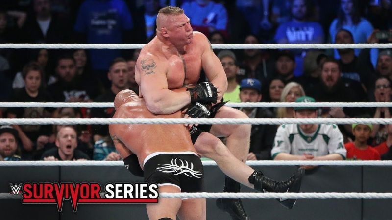 Goldberg crushed Lesnar in seconds in 2016.