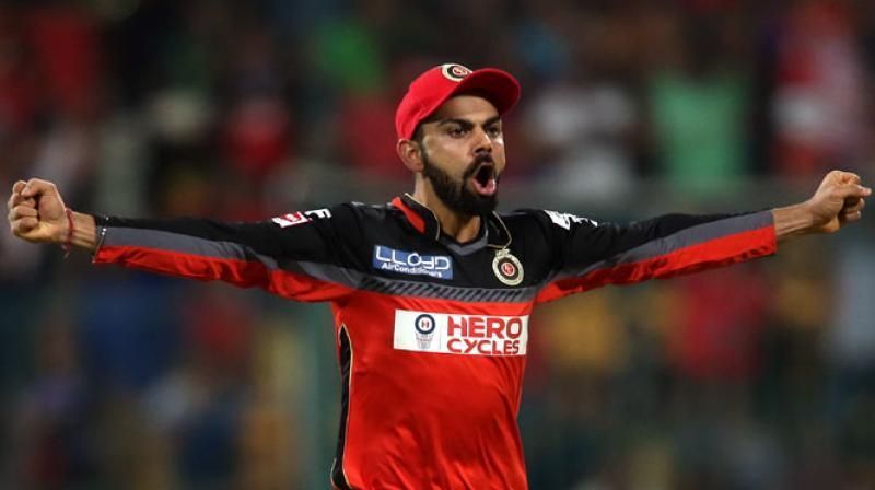 Virat Kohli in RCB colours