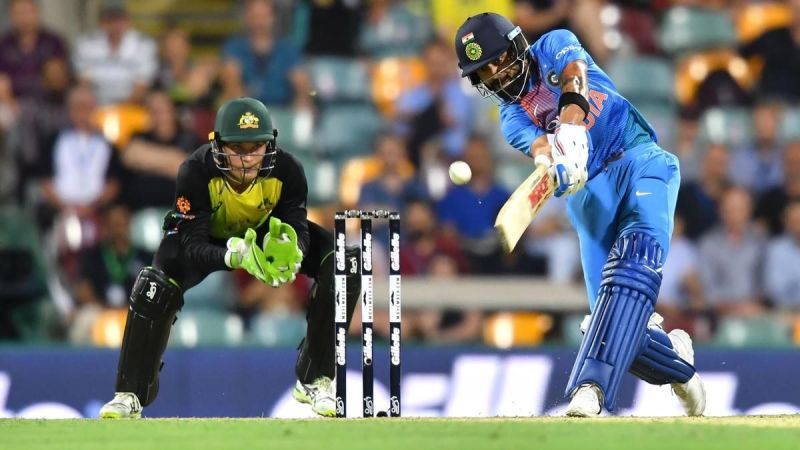 Image result for Kohli 61 vs Australia T20 2018