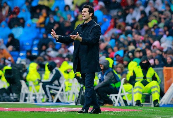 Real Madrid manager Santiago Solari