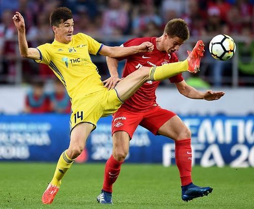 Eldor Shomurodov in the yellow jersey has already struck thrice for Uzbekistan