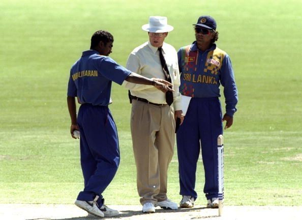 Carlton &amp; United Muttiah Muralitharan and Arjuna Ranatunga