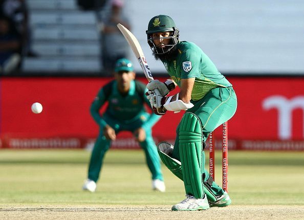 Hashim Amla in action during South Africa v Pakistan - 2nd Momentum One Day International