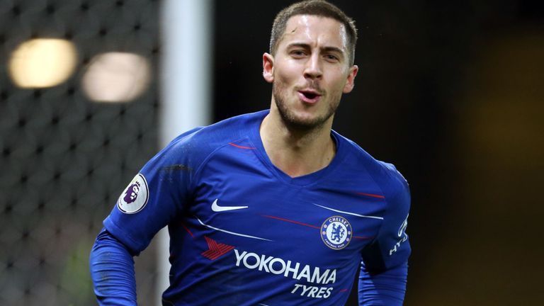 Hazard&#039;s impressive form helped Chelsea to maintain their position in the top four of the league