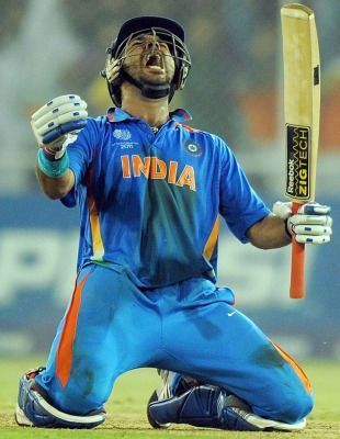 Yuvraj won the man of the tournament award in the 2011 World cup