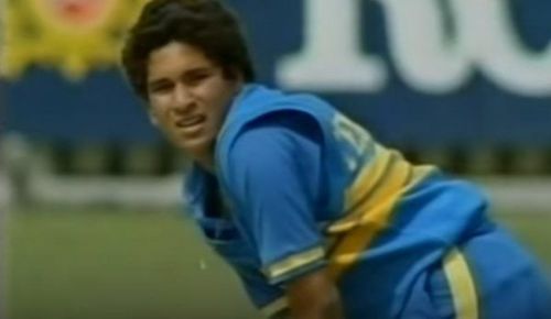 It was Sachin Tendulkar's third ODI match.