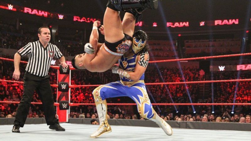 The Singh Brothers match ended prematurely on Raw