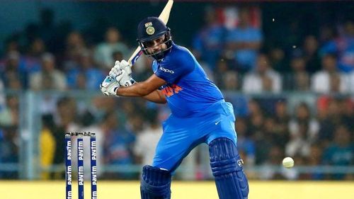 Rohit Sharma scored 162 runs in a match against Windies in 2018