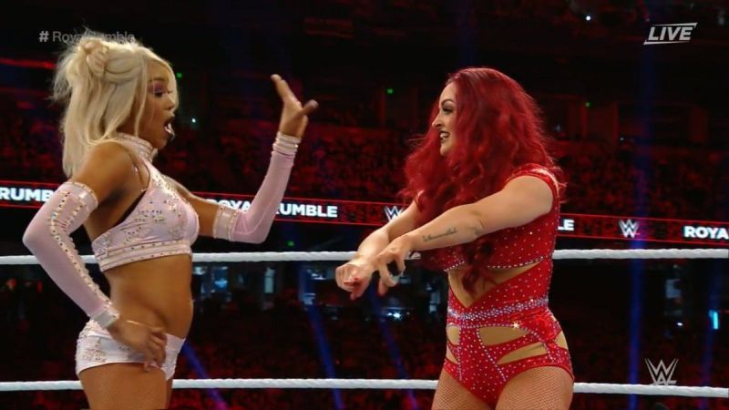 Alicia Fox and Maria Kanellis plotting