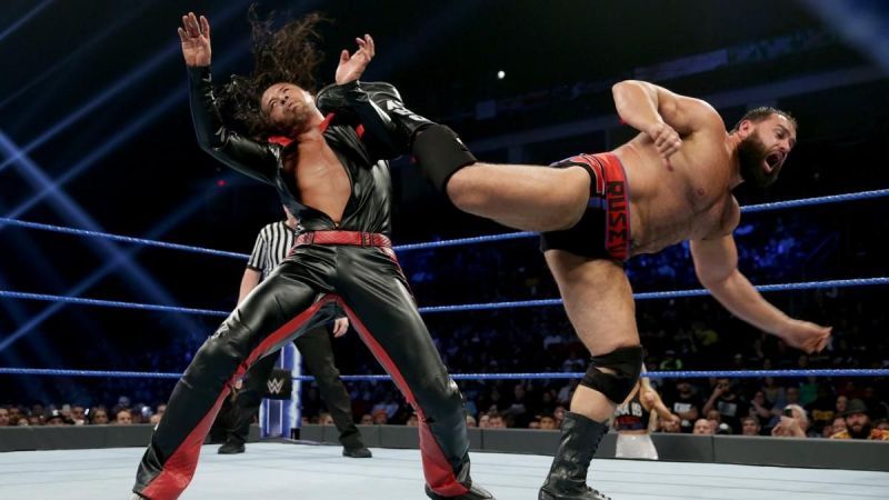 Rusev hits Machka kick to win his third United States Title.