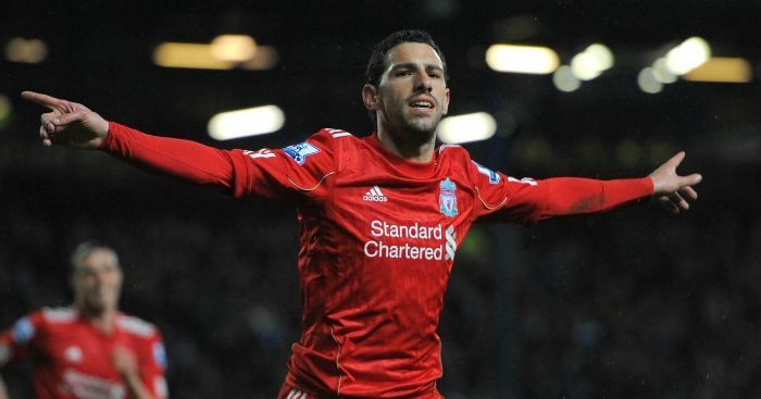 Maxi Rodriguez scored 2 hat tricks at Liverpool