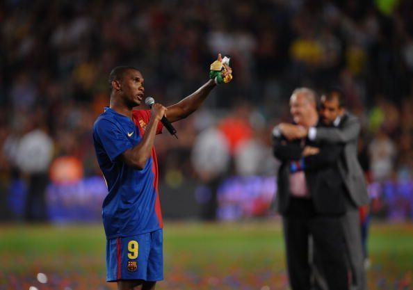 Eto&#039;o was at Barcelona for five seasons