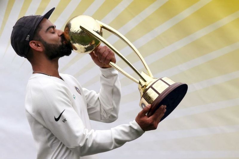 Image result for Virat KOhli border gavaskar trophy