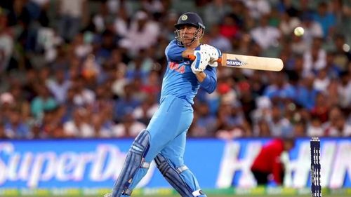 M.S Dhoni's half-century helped India clinch the series 2-1