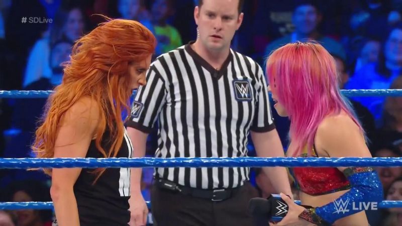 Asuka was not to be overshadowed by Becky