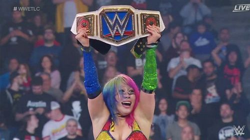 Asuka ended 2018 on a high note by winning the SmackDown Women's Championship