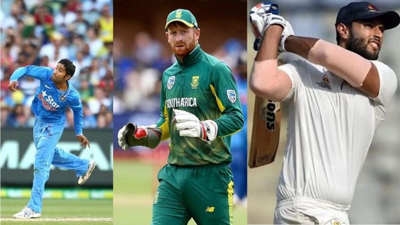 Gurkeerat Mann, Heinrich Klaasen and Shivam Dube