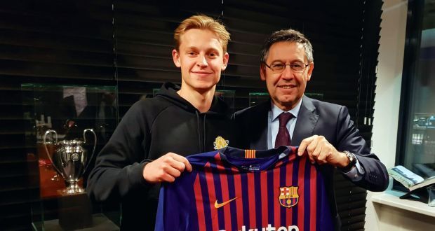 Frenkie De Jong has cost Barcelona &acirc;‚&not;75m