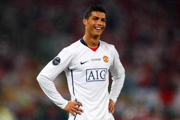 Cristiano Ronaldo during his Manchester United days