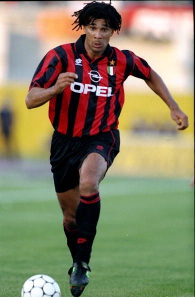 Ruud Gullit of AC Milan