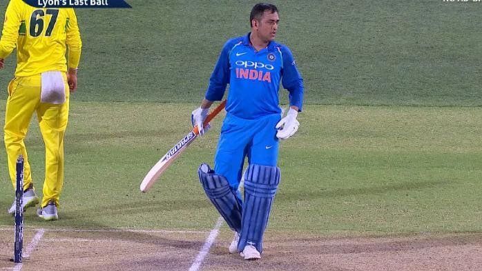 Dhoni&#039;s illegal run issue
