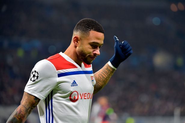 Depay at Lyon.