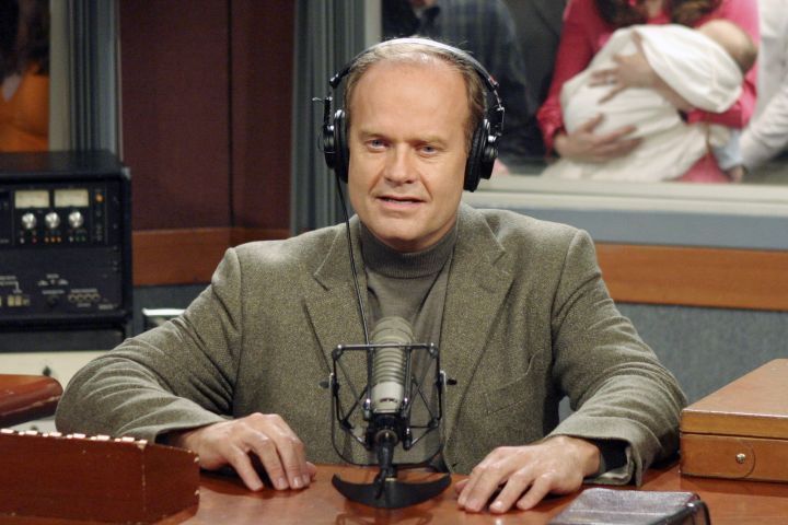 Grammer as Dr.&Acirc;&nbsp;Frasier Crane, in his spin-off of the iconic sitcom Cheers.