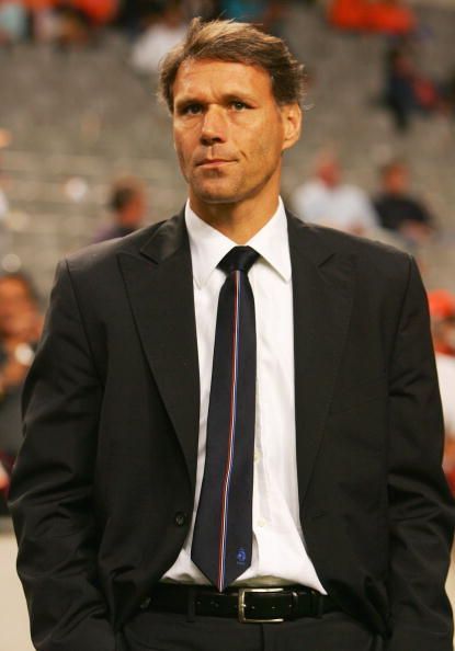 Van Basten as coach of Netherlands