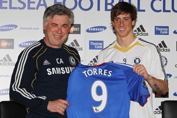Ancelotti signed Torres in 2011