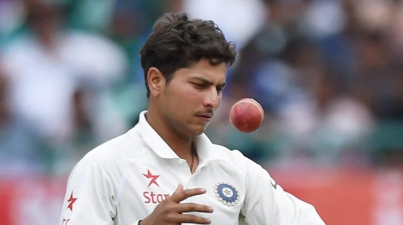 Kuldeep Yadav is having a memorable outing in the fourth Test