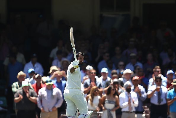 Pujara after scoring 193 in Sydney