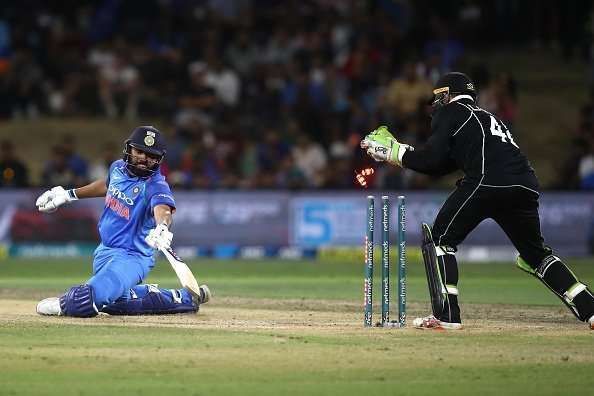 Rohit was stumped only 2nd time in his ODI career