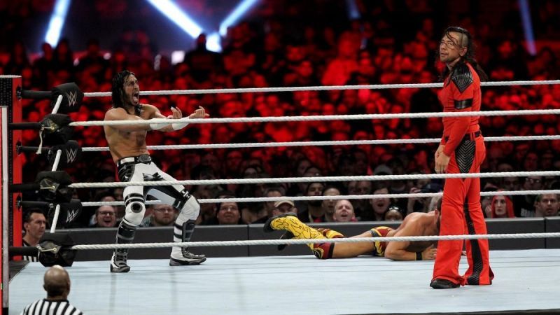 Mustafa Ali challenges Shinsuke Nakamura in between the Royal Rumble match.