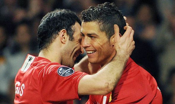 Giggs and Ronaldo