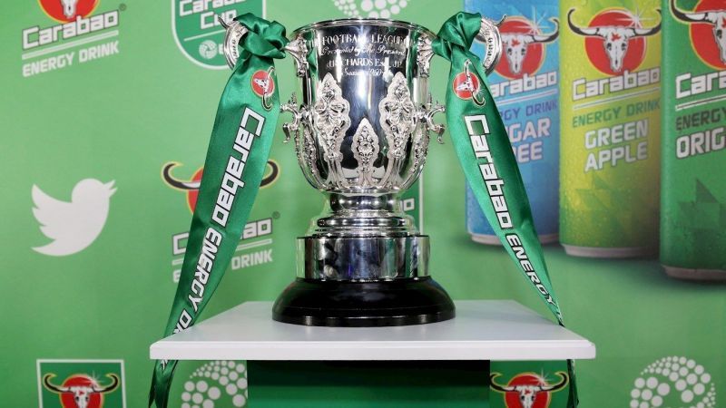 The current League Cup trophy