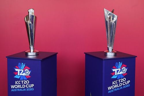 ICC 2020 T20 World Cup trophies