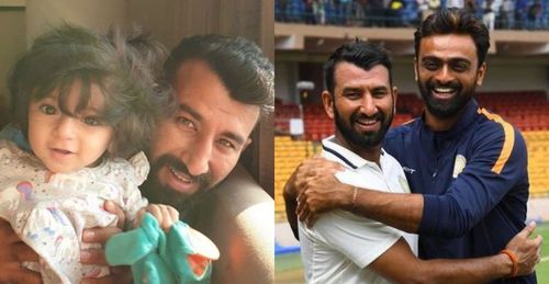 Cheteshwar Pujara and Jaydev Unadkat