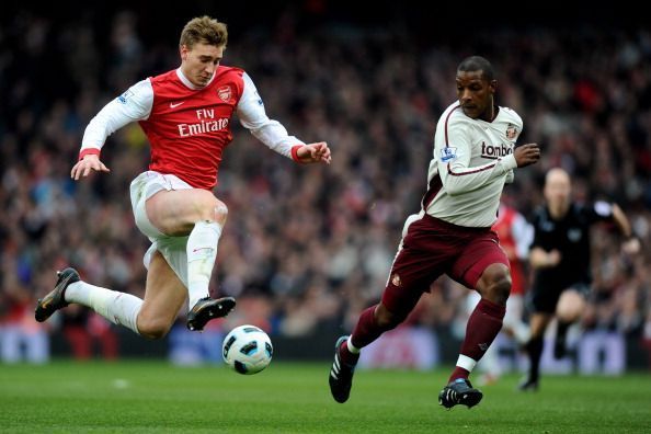 Lord Bendtner scored 45 goals for the Gunners