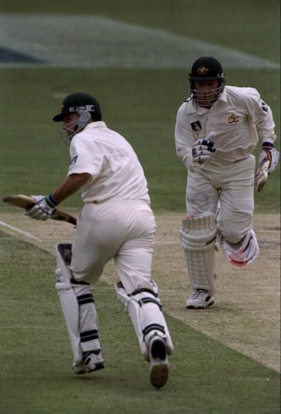 Steve Waugh and Ian Healy