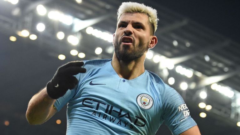 Sergio Aguero scored a vital goal for City against Liverpool