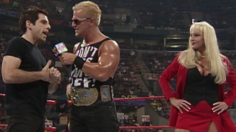 Ben Stiller appears on WWF RAW in 1999