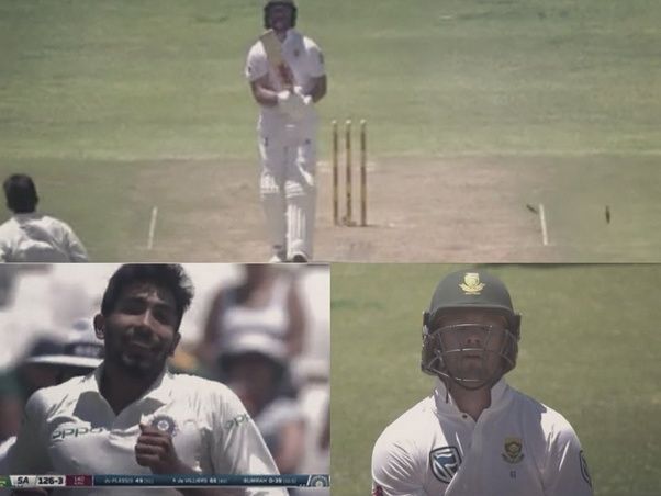 Bumrah completely foxed AB de Villiers with his delivery