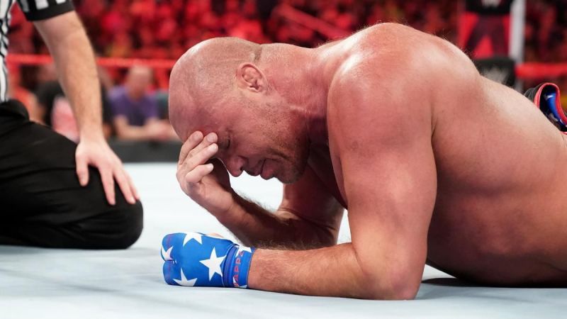 What are your thoughts on Kurt Angle's recent matches?