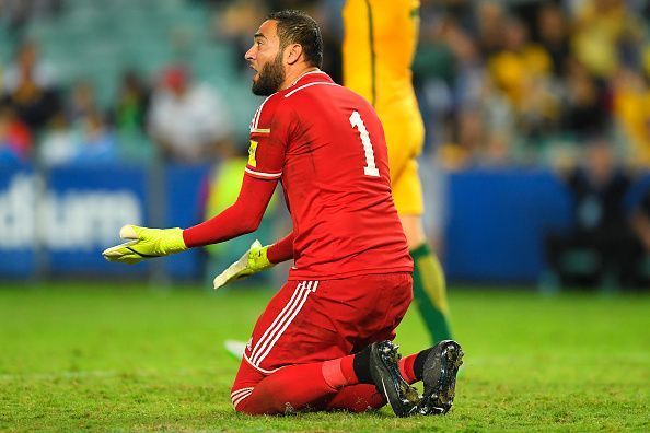 Amer Shafi from Jordan vs Australia - 2018 FIFA World Cup Qualification