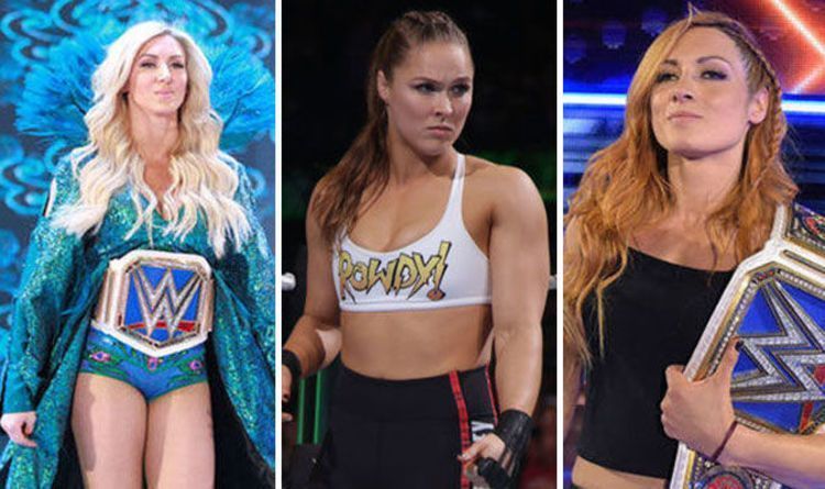 Becky Lynch, Ronda Rousey, and Charlotte Flair